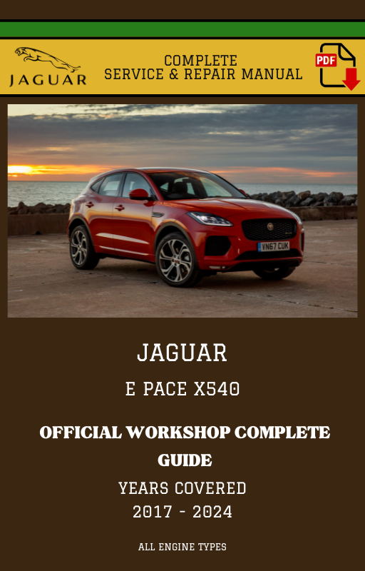 Jaguar E-Pace X540 Complete Workshop Manual